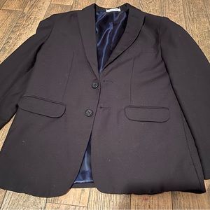 IZOD Boys Black Blazer Jacket Size 12